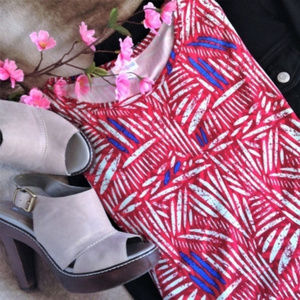 Lularoe Multicolor Patterned Irma Tunic Top